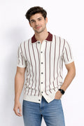 Montrose Striped Knit Polo