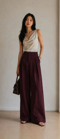 Korean Style High Waist Chein Brown