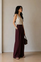 Korean Style High Waist Chein Brown
