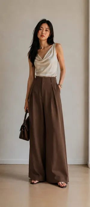 Korean Style High Waist Chein Gray